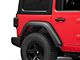 Fishbone Offroad Aluminum Inner Fenders; Rear; Black (18-24 Jeep Wrangler JL)