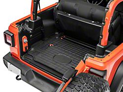 Weathertech DigitalFit Cargo Liner; Behind 1st Row; Black (18-26 Jeep Wrangler JL 2-Door, Excluding 4xe)