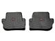 Weathertech DigitalFit Rear Floor Liners; Black (18-24 Jeep Wrangler JL 2-Door, Excluding 4xe)