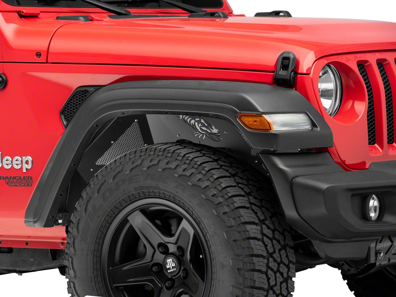 Fishbone Offroad Jeep Gladiator Aluminum Inner Fenders; Front; Black ...