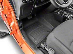 Weathertech Front Floor Liner HP; Black (20-26 Jeep Gladiator JT)