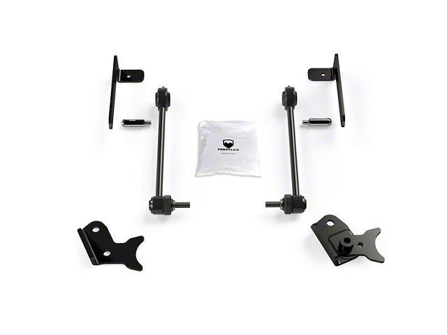 Teraflex Front Sway Bar Quick Disconnect Kit for 0 to 4.50-Inch Lift (18-24 Jeep Wrangler JL)