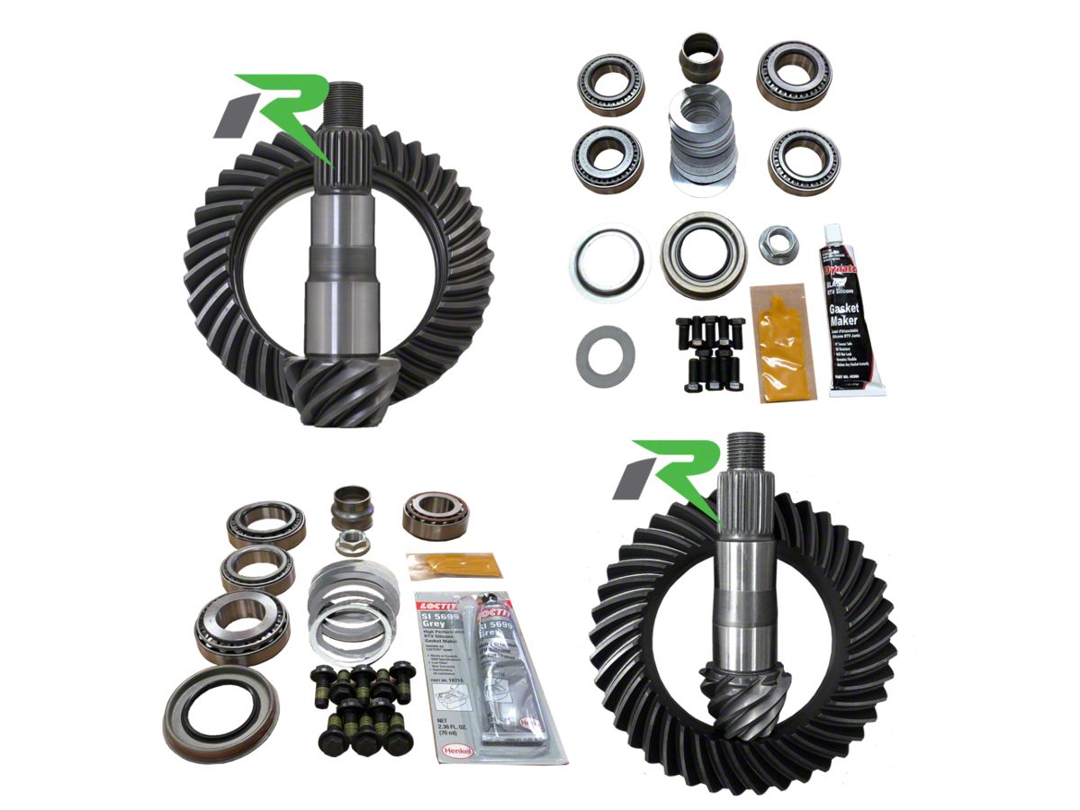 Revolution Gear & Axle Jeep Wrangler Dana 30 Front Axle/44 Rear Axle Ring  and Pinion Gear Kit with Master Overhaul Kit;  Gear Ratio  Rev-JL-220/186-456 (18-23 Jeep Wrangler JL, Excluding Rubicon) - Free  Shipping