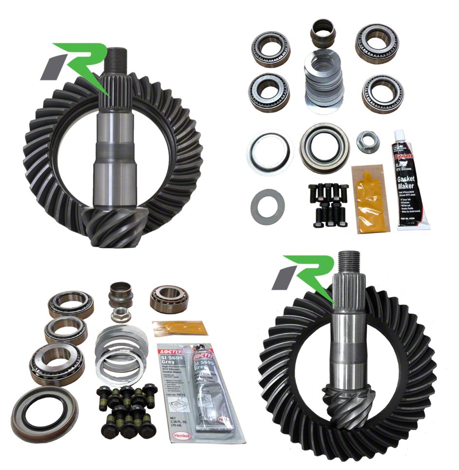 Revolution Gear  Axle Jeep Wrangler Dana 30 Front Axle/44 Rear Axle Ring  and Pinion Gear Kit with Master Overhaul Kit; 4.88 Gear Ratio  Rev-JL-220/186-488 (18-23 Jeep Wrangler JL, Excluding Rubicon) Free  Shipping