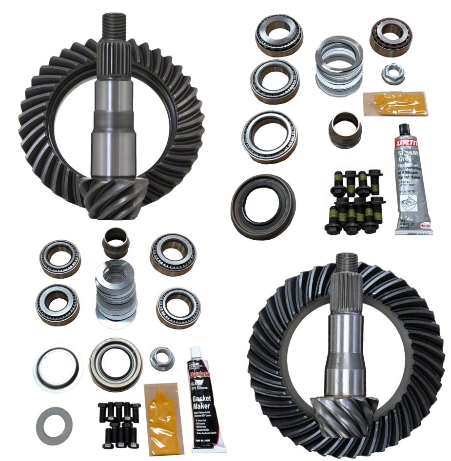 Revolution Gear  Axle Jeep Wrangler Dana 30 Front Axle/44 Rear Axle Ring  and Pinion Gear Kit with Master Overhaul Kit; 5.38 Gear Ratio  Rev-JL-220/186-538 (18-23 Jeep Wrangler JL, Excluding Rubicon) Free  Shipping
