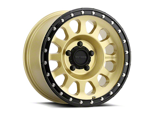 Method Race Wheels MR315 Gold 5-Lug Wheel; 18x9; 18mm Offset (07-13 Tundra)