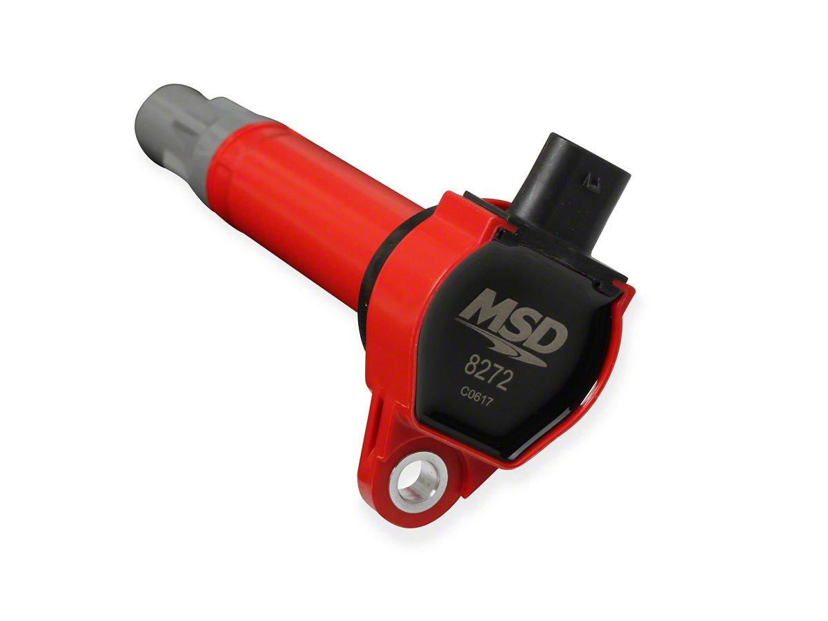 MSD Jeep Wrangler Blaster Series Ignition Coil; Red 8272 (07-11  Jeep  Wrangler JK)