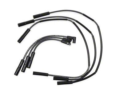 Accel Extreme 9000 Spark Plug Wire Set; Black (07-11 3.8L Jeep Wrangler JK)