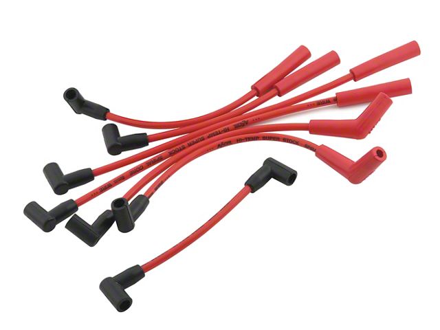 Accel Super Stock Spark Plug Wire Set; Red (91-95 4.0L Jeep Wrangler YJ)