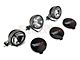Rugged Ridge 6-Inch Halogen Fog Lights; Black; Set of Three (Universal; Some Adaptation May Be Required)