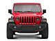 Raxiom Axial Series 7-Inch LED Halo Headlights with DRL, Amber Turn Signals and Headlight Adapter; Black Housing; Clear Lens (18-24 Jeep Wrangler JL)