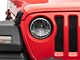 Raxiom Axial Series 7-Inch LED Headlights with Headlight Adapter; Black Housing; Clear Lens (18-24 Jeep Wrangler JL)