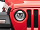 Raxiom Axial Series 7-Inch LED Daymaker Headlights with Headlight Adapter; Chrome Housing; Clear Lens (18-24 Jeep Wrangler JL)