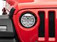 Raxiom Axial Series 7-Inch Spider LED Headlights with Headlight Adapter; Chrome Housing; Clear Lens (18-24 Jeep Wrangler JL)