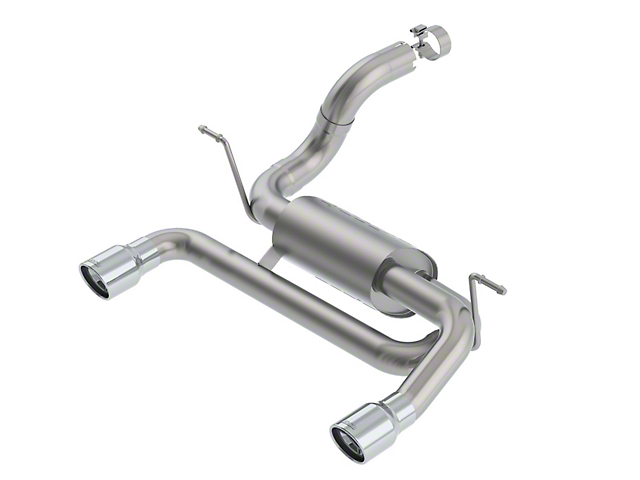 Borla S-Type Axle-Back Exhaust with Polished Tips (18-23 2.0L Jeep Wrangler JL)
