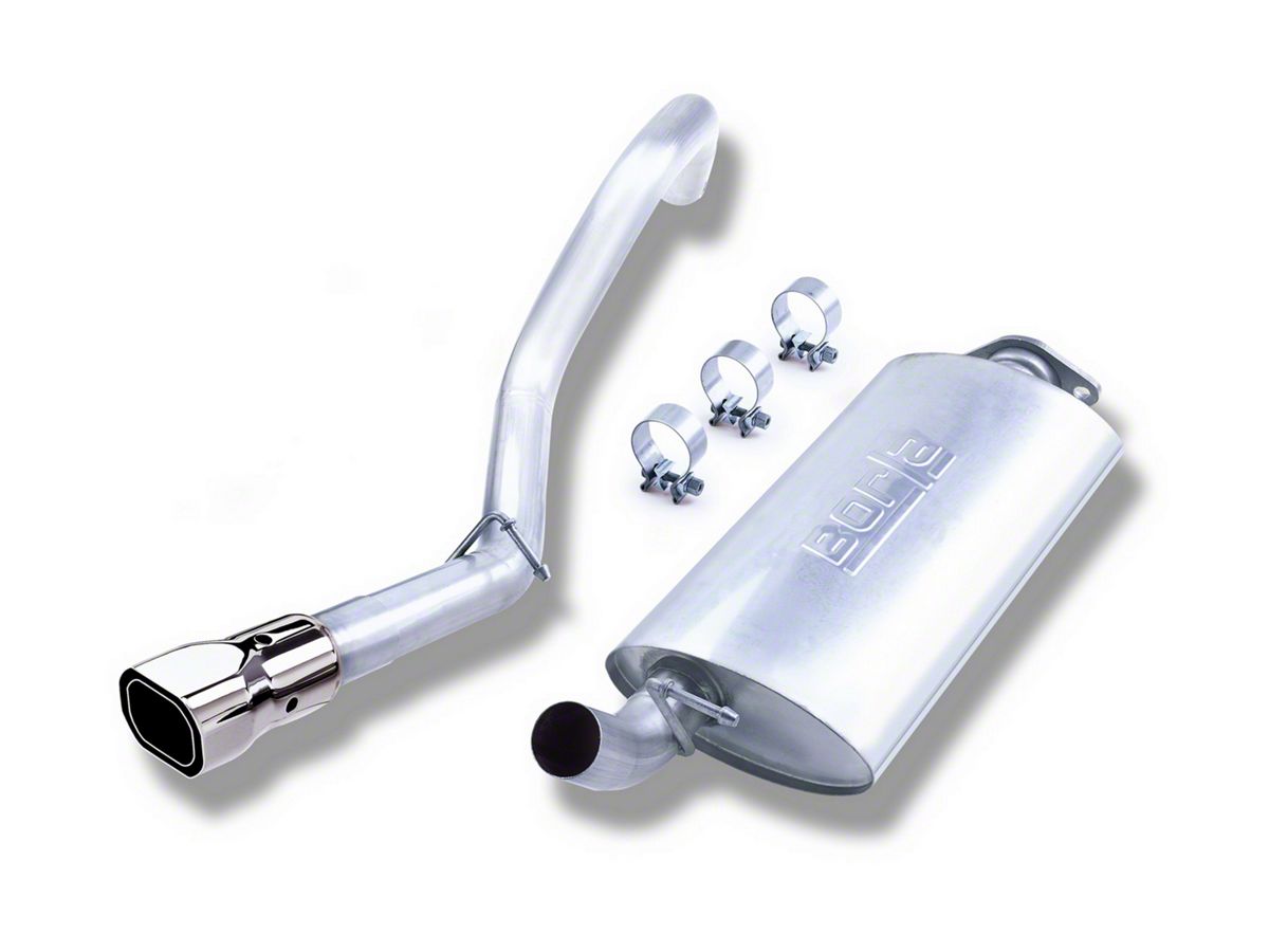 Borla Jeep Wrangler Touring Cat-Back Exhaust with Polished Tip 14924 (00-06   or  Jeep Wrangler TJ)