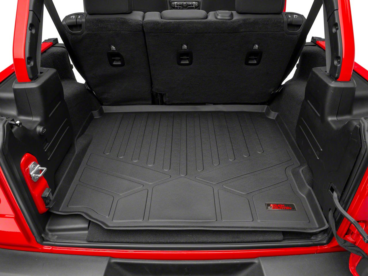 Rough Country Jeep Wrangler Heavy Duty Cargo Liner; Black J134427-JL (18-23 Jeep  Wrangler JL 4-Door, Excluding 4xe) Free Shipping