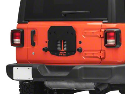 Rough Country Spare Tire Relocation Bracket (18-23 Jeep Wrangler JL w/o Rear Proximity Sensors)