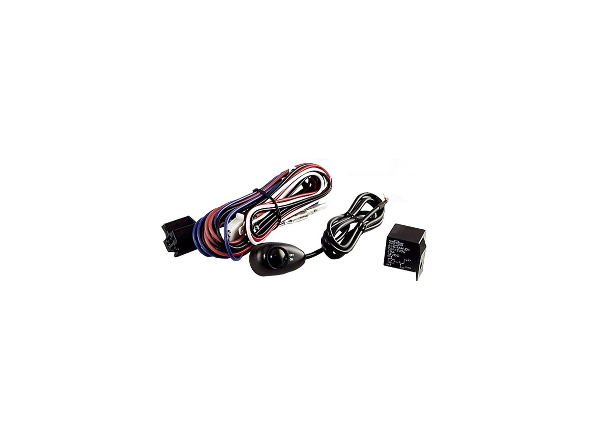 Rugged Ridge Jeep Wrangler Light Installation Wiring Harness Kit for Two  Off-Road Lights 