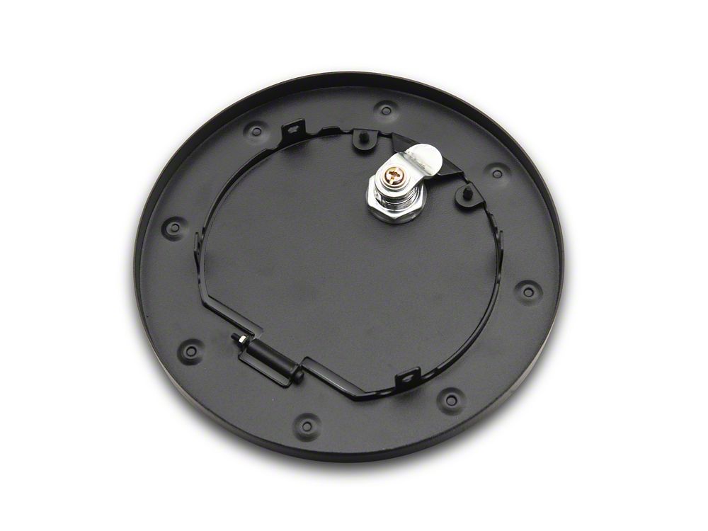 RedRock Locking Aluminum Fuel Door Cover (0718 Jeep Wrangler JK) RedRock