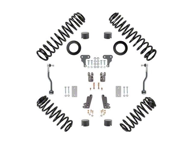 Synergy Manufacturing 2-Inch Starter Suspension Lift Kit with Shock Relocation Brackets (18-23 Jeep Wrangler JL 2-Door)