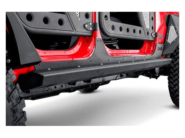 DV8 Offroad Body and Frame Mounted Sliders (18-24 Jeep Wrangler JL 2-Door)