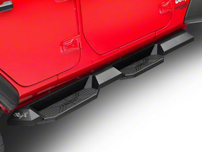 HDX Xtreme Nerf Side Step Bars; Textured Black (18-23 Jeep Wrangler JL 4-Door)