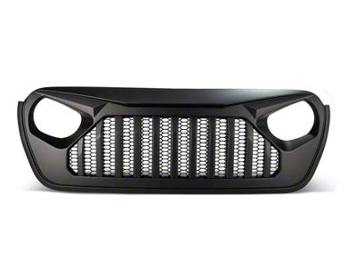 DV8 Offroad Replacement Grille; Black (18-23 Jeep Wrangler JL)
