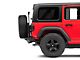 WJ2 Rear Bumper with Tire Carrier; Pre-Drilled for Backup Sensors; Textured Black (18-24 Jeep Wrangler JL)