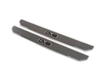 DV8 Offroad Door Sill Plates with DV8 Logo; Front (20-24 Jeep Gladiator JT)