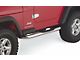 3-Inch Tubular Side Step Bars; Stainless Steel (87-06 Jeep Wrangler YJ & TJ, Excluding Unlimited)