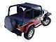 Cab Soft Top and Tonneau Cover with Tinted Windows; Black Denim (87-91 Jeep Wrangler YJ w/ Half Doors)