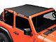 California Brief Soft Top; Black Diamond (18-24 Jeep Wrangler JL 2-Door)