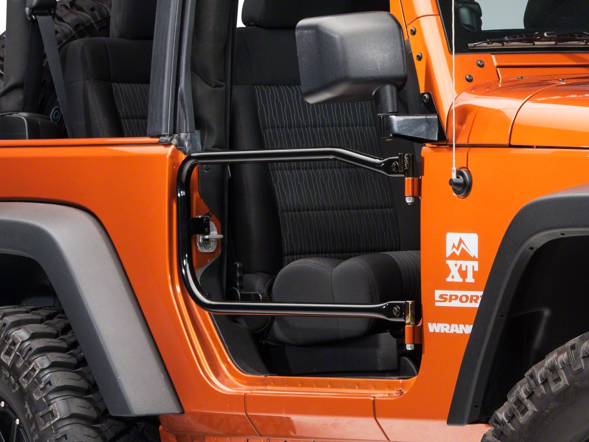 Olympic 4x4 Jeep Wrangler Safari Doors Textured Black 131 164