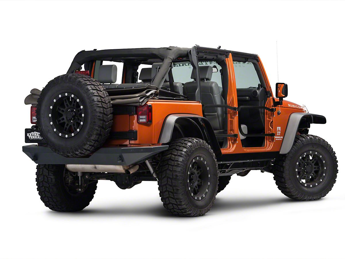 Olympic 4x4 Jeep Wrangler Safari Doors Color Rubicon Black 131