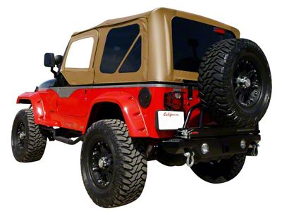 Premium Replacement Soft Top with Tinted Windows; Spice Denim (97-06 Jeep Wrangler TJ w/ Full Steel Doors, Excluding Unlimited)