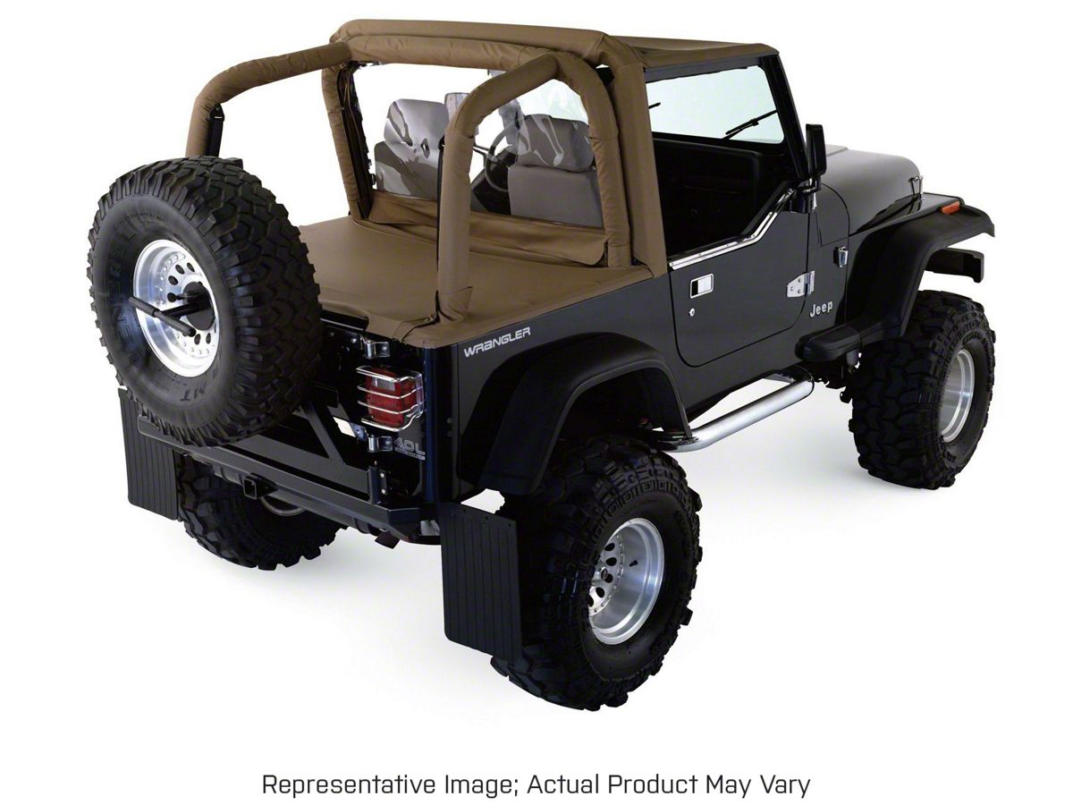 Jeep Wrangler Roll Bar Pad Kit; Black Denim (97-02 Jeep Wrangler TJ)