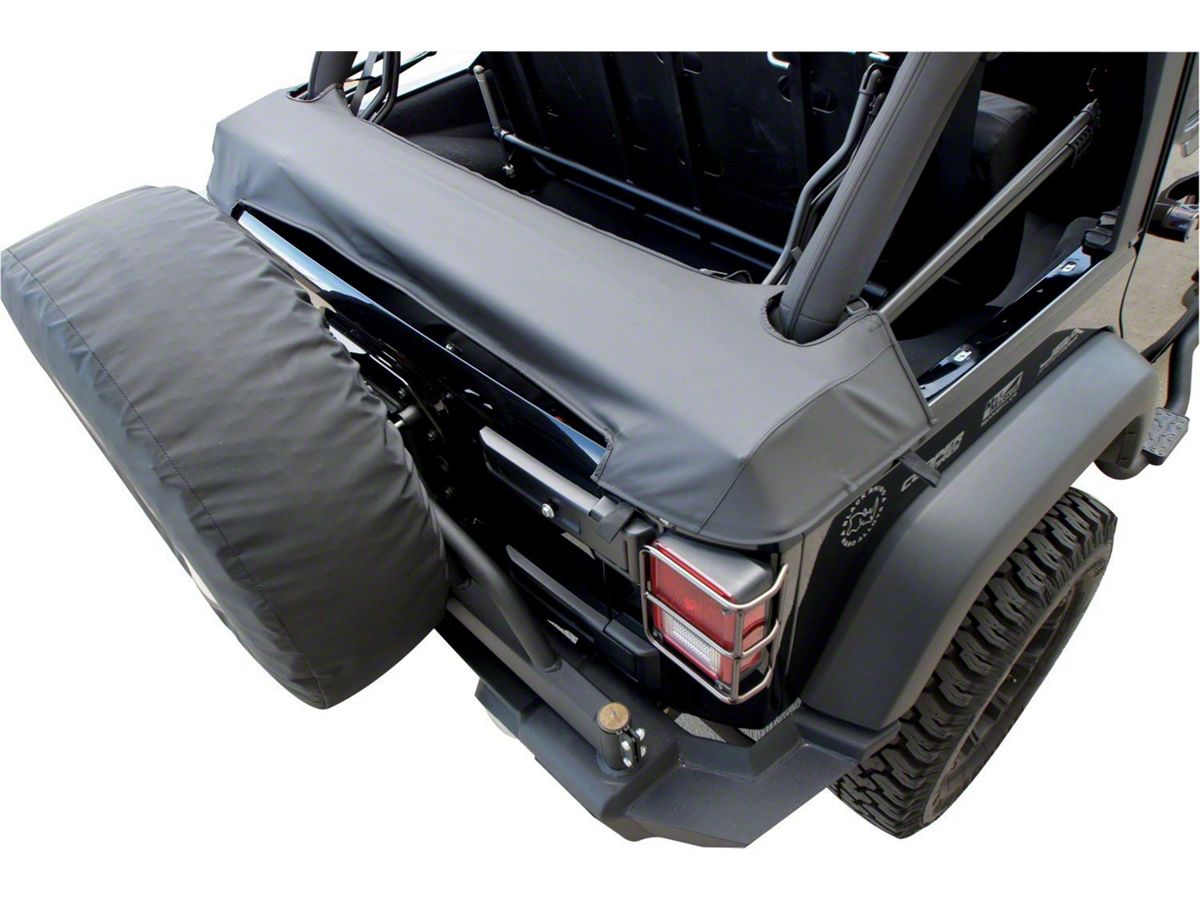 Jeep Wrangler Soft Top Storage Boot; Black Diamond (07-18 Jeep Wrangler JK  2-Door) - Free Shipping