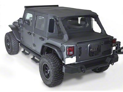 TrailView Tonneau Top; Black Diamond (07-18 Jeep Wrangler JK 2-Door)