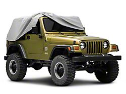 Waterproof Cab Cover; Gray (92-06 Jeep Wrangler YJ & TJ, Excluding Unlimited)