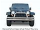 Double Tube Front Bumper with Hoop; Stainless Steel (20-24 Jeep Gladiator JT)