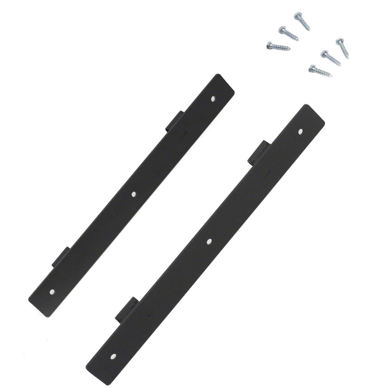 Door Keepers; Black (07-23 Jeep Wrangler JK & JL)