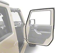 Front Door Seal; Driver and Passenger Side (07-18 Jeep Wrangler JK)
