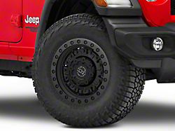 Black Rhino Abrams Textured Matte Gunmetal Wheel; 17x9.5 (18-23 Jeep Wrangler JL)