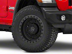 Black Rhino Abrams Textured Matte Gunmetal Wheel; 18x9.5 (18-24 Jeep Wrangler JL)