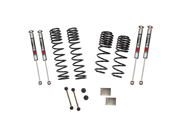 SkyJacker 1.50-Inch Dual Rate Long Travel Suspension Lift Kit with M95 Performance Shocks (20-23 3.0L EcoDiesel Jeep Wrangler JL 4-Door, Excluding Rubicon)