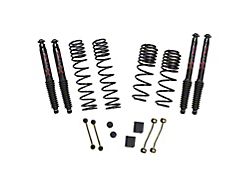 SkyJacker 2.50-Inch Dual Rate Long Travel Suspension Lift Kit with Black MAX Shocks (20-24 3.0L EcoDiesel Jeep Wrangler JL 4-Door, Excluding Rubicon)