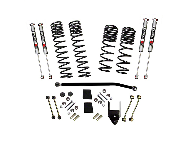 SkyJacker 3.50 to 4-Inch Dual Rate Long Travel Suspension Lift Kit with M95 Performance Shocks (20-23 3.0L EcoDiesel Jeep Wrangler JL 4-Door, Excluding Rubicon)
