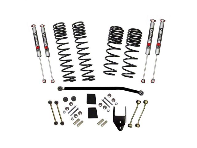 SkyJacker 3.50 to 4-Inch Dual Rate Long Travel Suspension Lift Kit with M95 Performance Shocks (20-24 3.0L EcoDiesel Jeep Wrangler JL 4-Door, Excluding Rubicon)