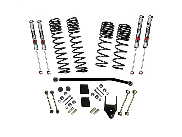 SkyJacker 3.50 to 4-Inch Dual Rate Long Travel Suspension Lift Kit with M95 Performance Shocks (20-23 3.0L EcoDiesel Jeep Wrangler JL Rubicon 4-Door)